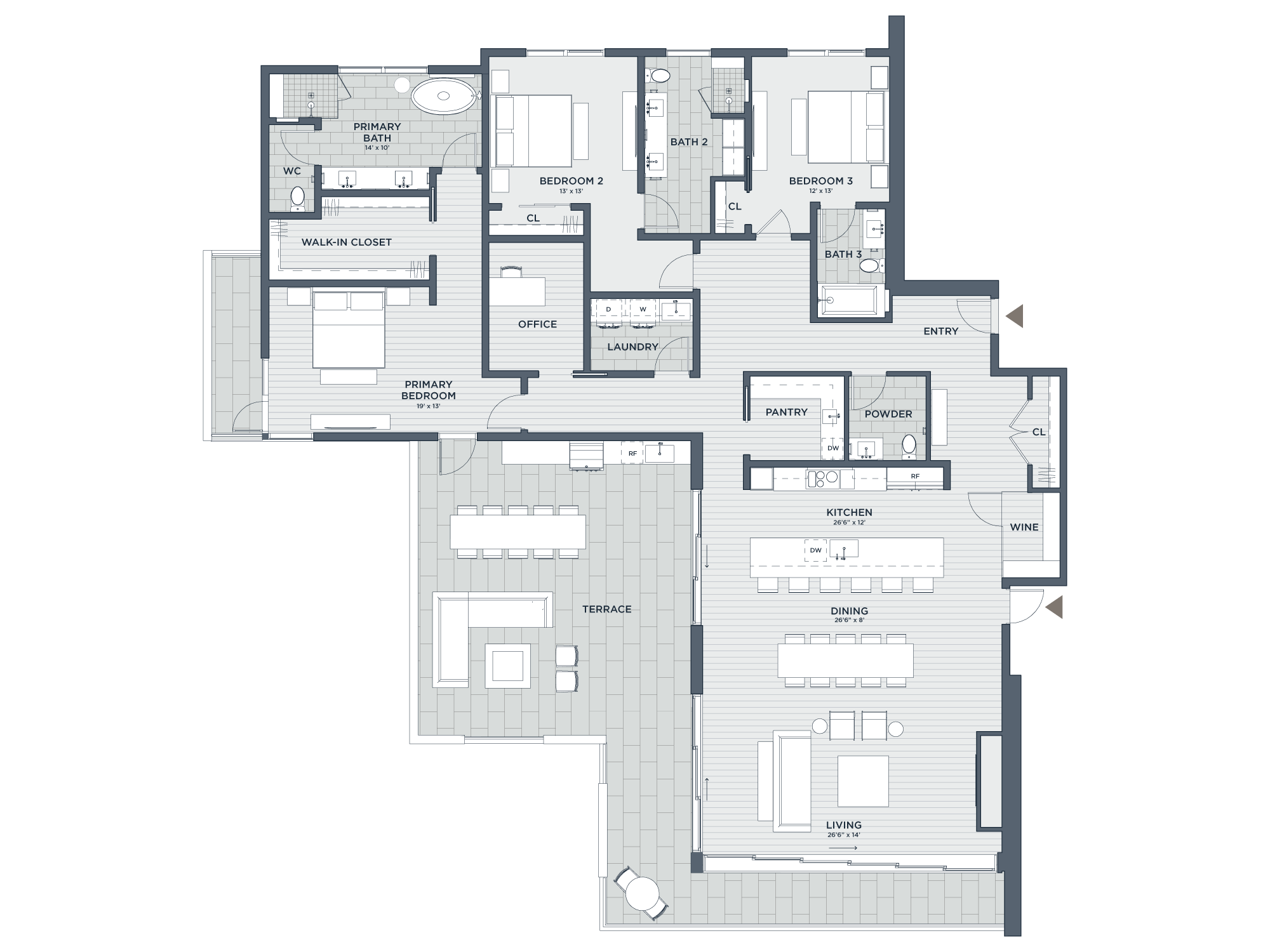 Floorplans – Mill District